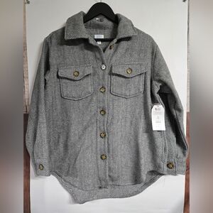 Time and Tru Charcoal Jacket